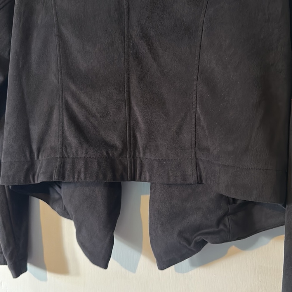 Microsuede Cropped Lightweight Jacket - image 5